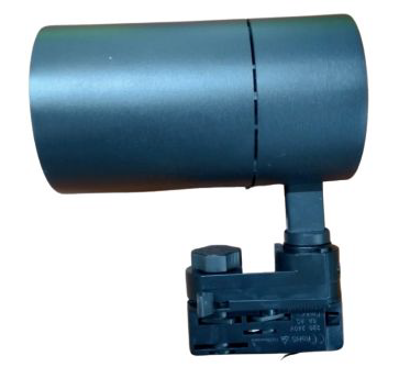 Foco Para Riel 30W 4000K Negro Trifasico