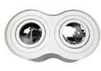 Foco Sobrepuesto Fijo Optica AJUSTABLE2xGU10BLANCO