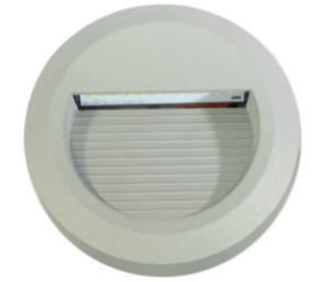 Aplique Pared Sobrepuesto Circular 1.2W 3000KNEGRO